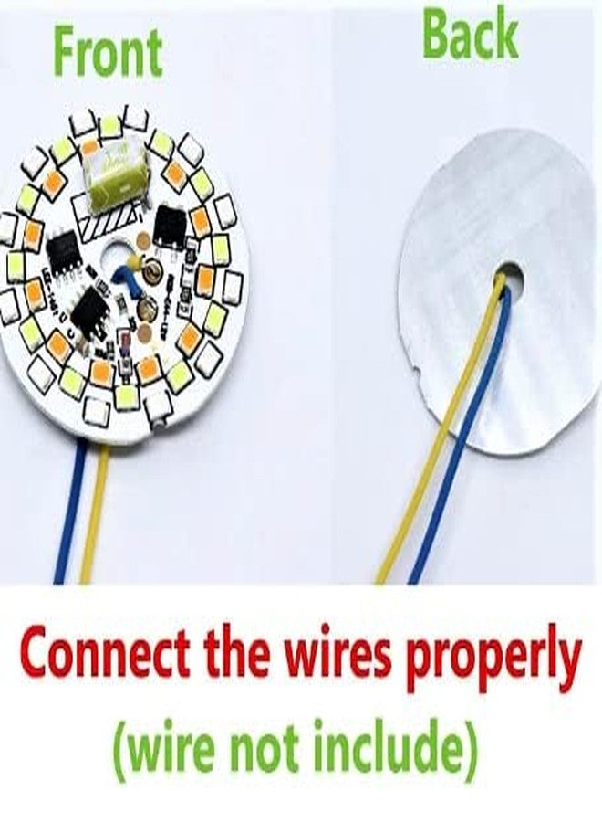 StrawHat 7 in 1 Direct On Board Auto Changing 9W DOB MCPCB Led Bulb Raw Material For B22 Light Bulb - Muticolored. (5) - Image 4