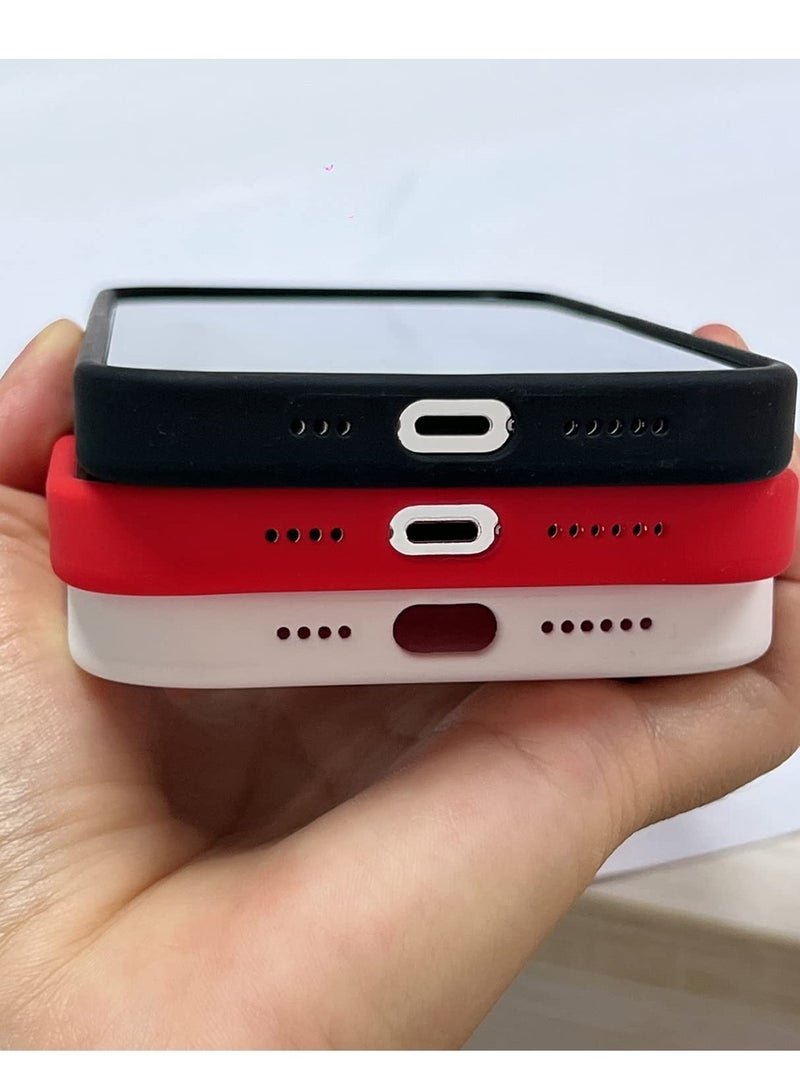 ELTRAZONE Designed for iPhone 14 Pro Max Silicone Case [with Logo],Full Body Protective Cover, Shockproof, Slim, Anti-Scratch Soft Microfiber Lining Phone Case 6.7 inch (White) - Image 3