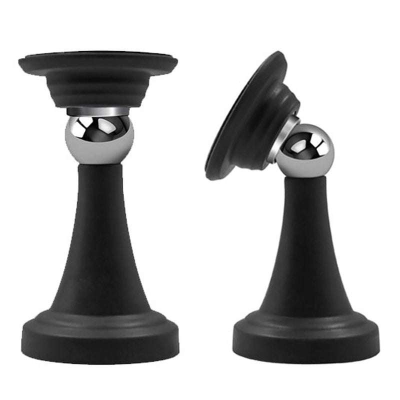 Lsaixl Strong Magnetic RV Door Holder Camper RV Magnetic Door Catch Easy to Install Camper Trailer Door Holder Sturdy Stopper for RV Accessories Black2 Pack - Image 2