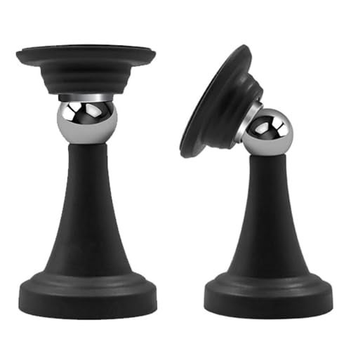 Lsaixl Strong Magnetic RV Door Holder Camper RV Magnetic Door Catch Easy to Install Camper Trailer Door Holder Sturdy Stopper for RV Accessories Black2 Pack - Image 1