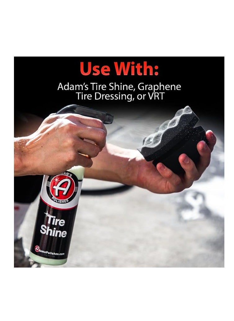 Adam's Polishes Adam's Hex Grip Pro Tire Dressing Applicator Ergonomic Design Makes Detailing Your Tires Easier Mess Free Application Tire Dressings Durable Washable and Reusable.  - Image 5