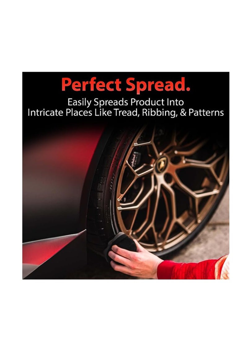 Adam's Polishes Adam's Hex Grip Pro Tire Dressing Applicator Ergonomic Design Makes Detailing Your Tires Easier Mess Free Application Tire Dressings Durable Washable and Reusable.  - Image 3