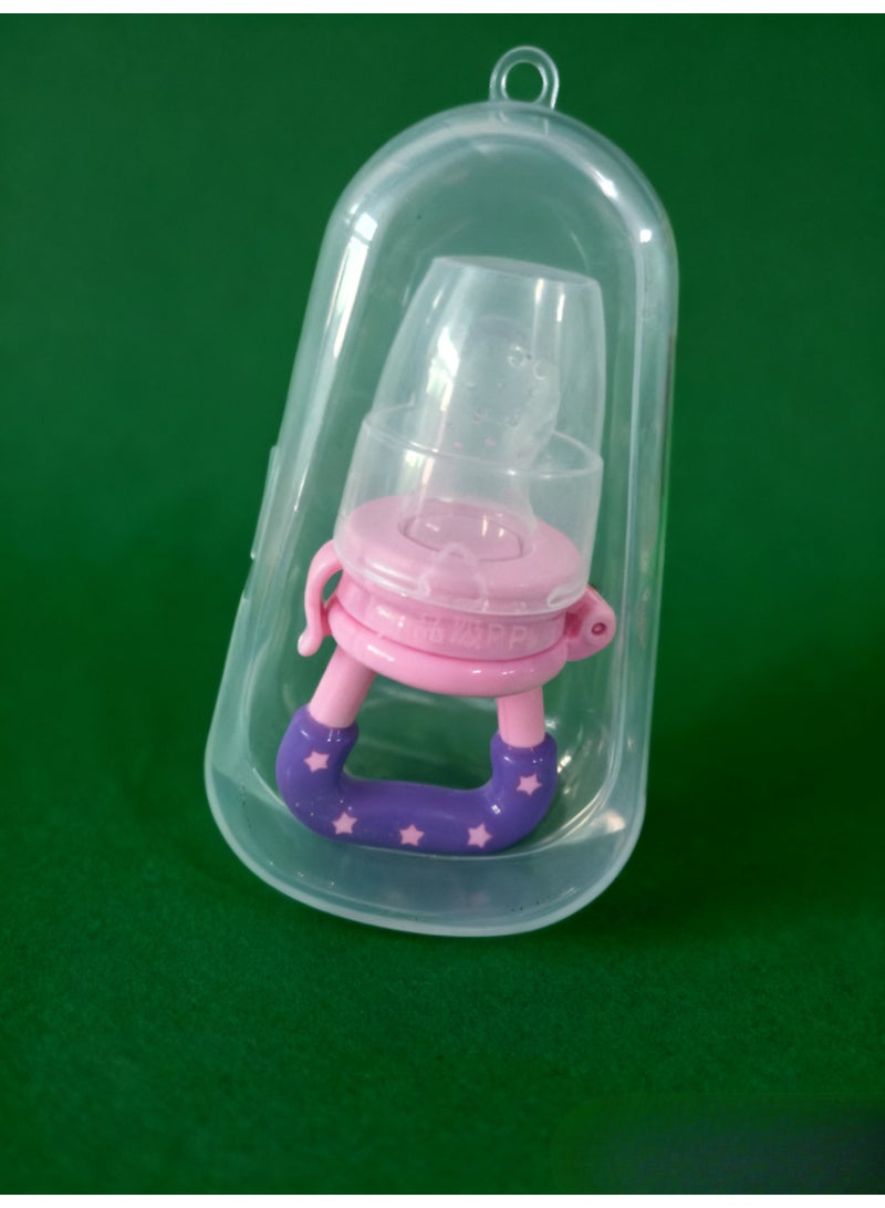 Transparent water-drop-shaped pacifier soothing teething toy storage box, food container - Image 5
