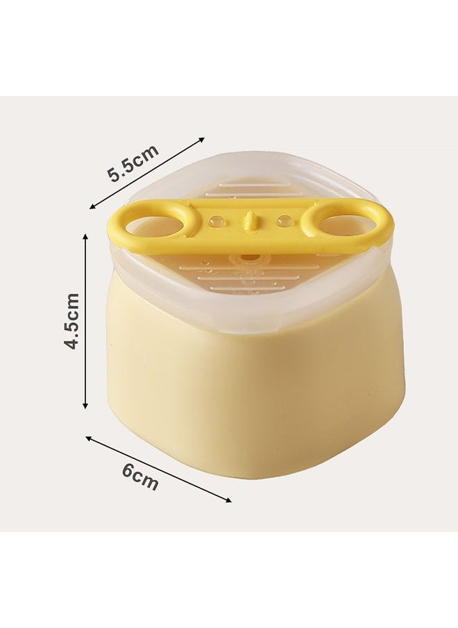 FLYROAD - 3-Piece Ice Cube Trays, Silicone Ice Cube Molds, Can Make Ice Cubes or Ice Cream, Yellow, Green, Pink - Image 1