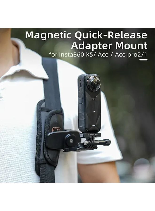 محول مغناطيسي لـ Insta360 X5 Ace Pro2 Ace Pro Ace حامل قوسي للإطلاق السريع - Image 4