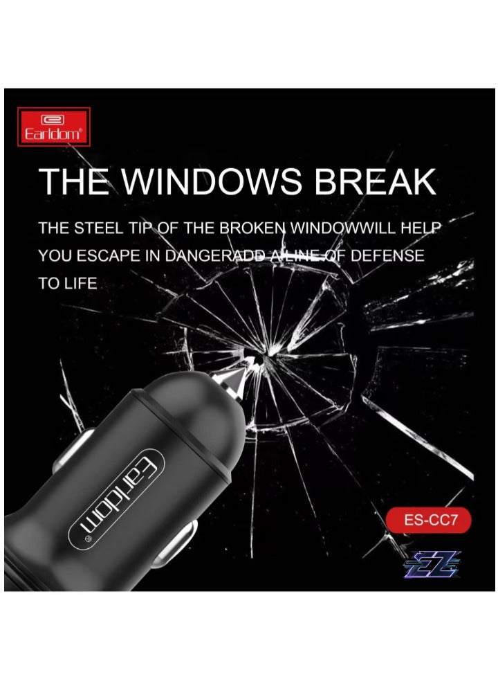 ELTRAZONE Dual Ports 36W Car Charger with Type-C Cable – Fast Charging on the Go - Image 2