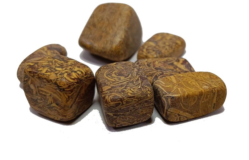 Mariam Jasper Tumble Stones for Reiki Healing and Vaastu Correction and Increase Creativity 50 Gram  - Image 2