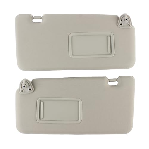 PEVAST Premium OEM-Style Sun Visor for Nissan Versa 2007-2012 | UV Protection & Integrated Makeup Mirror | Direct Replacement for OE #96401-EL31A Beige (Left & Right) - Image 1