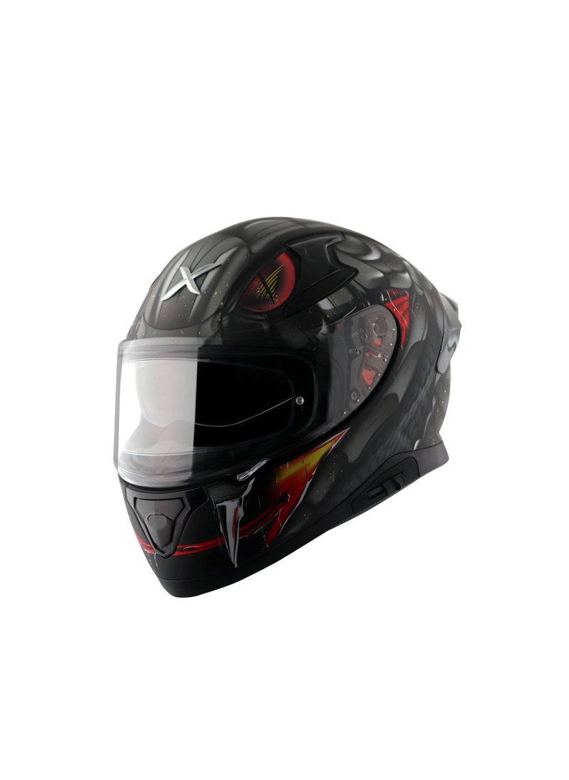 AXOR Axor Apex Venomous Dull Black Grey Helmet  - Image 1