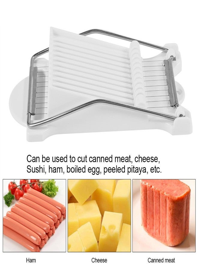 Zerodis Stainless Steel Wires Slicer Kitchen Food Cutter for Luncheon Meat Ham Boiled Egg Cheese Sushi Fruit Cutting - Image 2