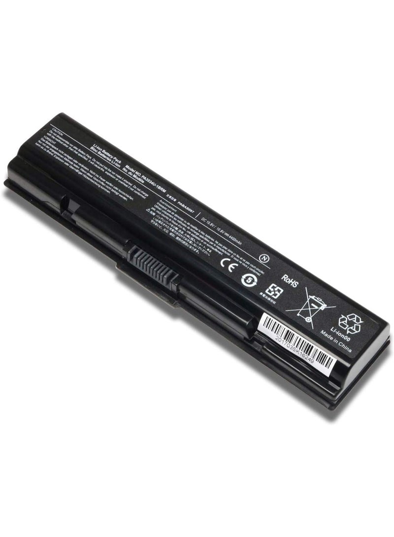 Terabyte New Compatible with toshiba Satellite A200–L555 series. Models: PA3534U/PA3533U. 6-cell Li-ion, 10.8V/11.1V, 4400–5200mAh. Replace - Image 1