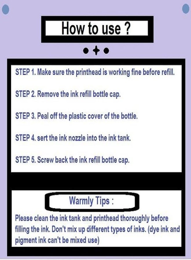 Hynear GI-76 Refill Ink Bottle Suitable for GX3070, GX3072, GX4070 Printers (170ML X 2 Bottle/Black) - Image 4