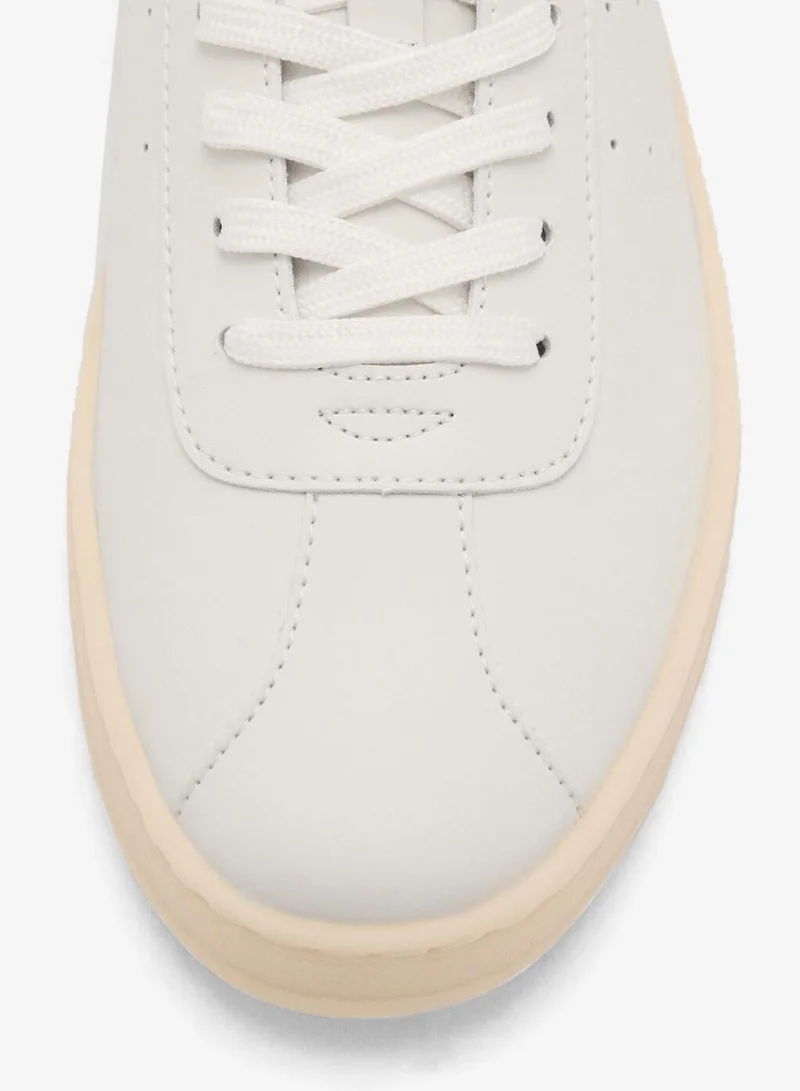 Mango Man  Leather panel sneaker for Men | Best Price UAE