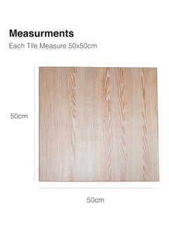 Yalla HomeGym Homegym Premium 20Mm Wood Rubber Heavy-Duty Gym Floor Mats Rubber Flooring Tiles Shock Absorbing, Soundproof (1 Squared Meter)  - Image 2