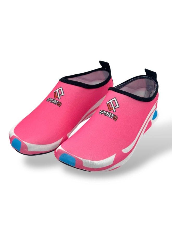 SportQ SportQ® Easy-to-Wear Beach Sandals for Kids, Men & Women Comfortable, Flexible Sole for Protection from Rocks and Hot Sand Quick-Drying Water Shoes for Swimming, Snorkeling, Surfing, Kayaking, Beach, Walking & Yoga  - Image 1