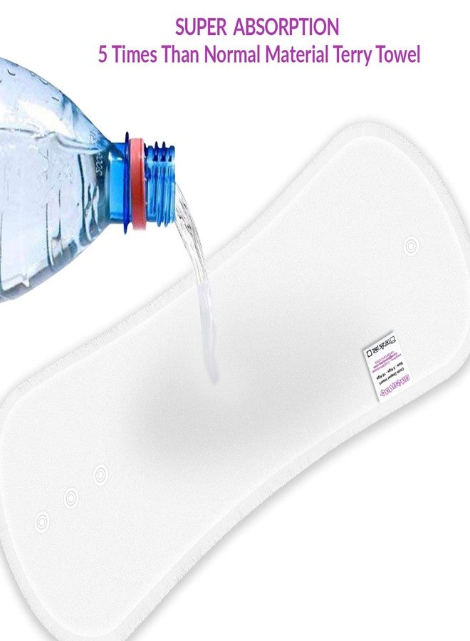 Bembika Cloth Daiper for Inserts Natures Cloth Diaper Liner, Wetfree Reusable Washable Cotton Diaper Nappy Inserts for Baby Cloth Diapers(Set of 3)(Polar Fleece-4 Layer) - Image 4