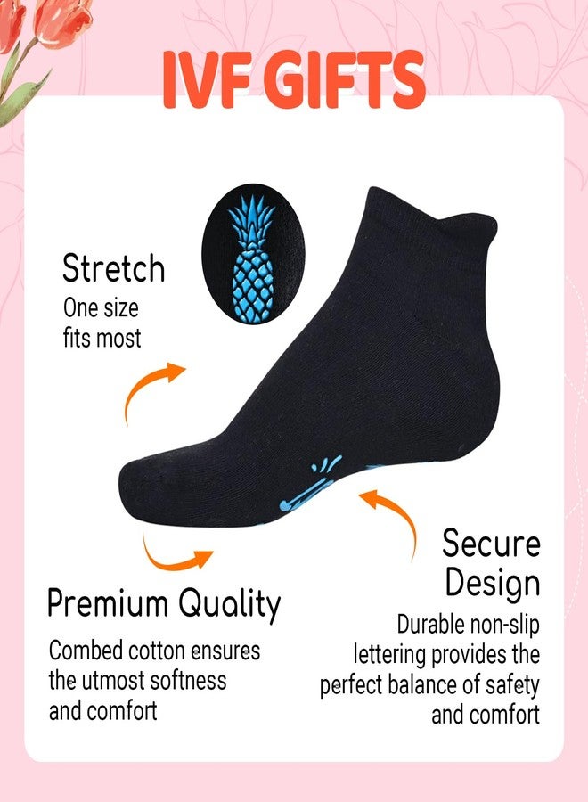 Zmart IVF Gifts Infertility - Fertility Embryo Transfer Gifts for Her, IVF Lucky Transfer Day Socks Egg Retrieval Socks for Wife - Image 3