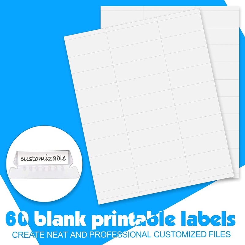HERKKA Hanging File Folders, 60 Pack Reinforced Letter Size Hanging Folders with Heavy Duty 0 Inch Expansion, Designed for Bulky Files, Medical Charts, Adjustable Tabs, Assorted Colors - Image 5