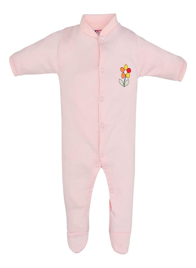 Magic Town® 100% Hosiery Cotton Unisex Romper for Kids and Infants Set of 3 (Purple) (12-18 Months) - Image 4