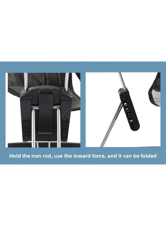 ORiTi عربة أطفال قابلة للطي مضادة للتقلب بعجلات صامتة وقابلة لتعديل الارتفاع - رمادي - Image 4