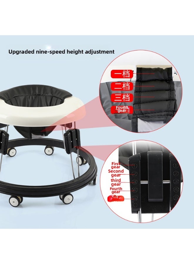 ORiTi عربة أطفال قابلة للطي مضادة للتقلب بعجلات صامتة وقابلة لتعديل الارتفاع - رمادي - Image 5