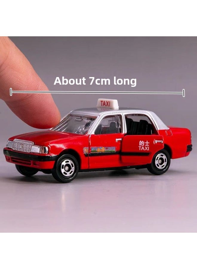TOMY Multi-card Alloy Car Model Hong Kong Taxi Taxi Minibus Bus Bus Boy Toy-Color:Hong Kong Mini Bus Green118749
