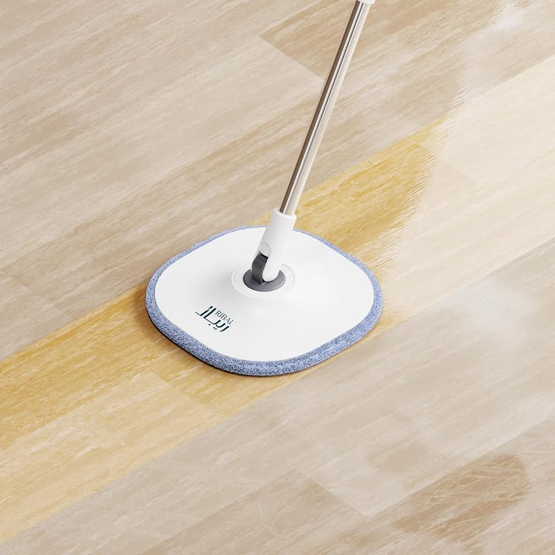 RIBAL Magic Pro Floor Mop Replacement Pad - Washable Microfiber Refill for Deep Cleaning - Reusable Absorbent Mop Head Compatible with Repal Magic Pro Floor Mop System - Image 4