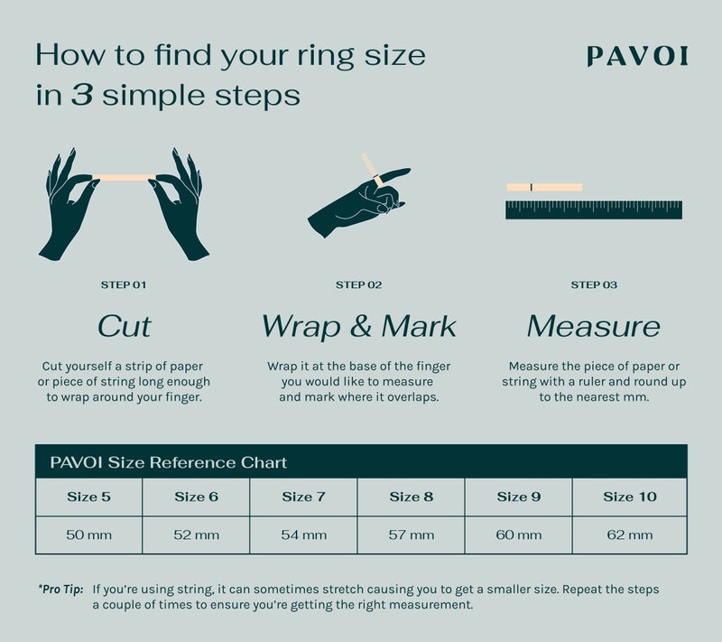 PAVOI 18K Gold Plated Stacking Rings Set - Gold Rings for Women (Yellow Gold, Size 6) - Image 5