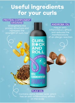 CURL ROCK AND ROLL Curl Rock and Roll Shampoo - Cleanses and Nourishes  - Paraben-Free & Sulfate-Free, 270 ml  - Image 5