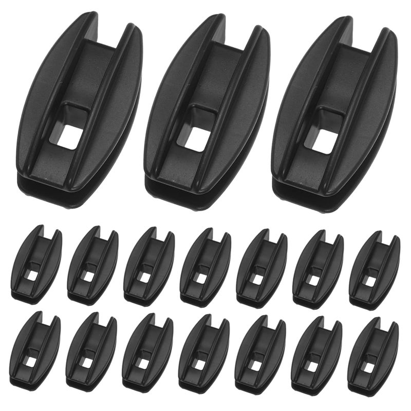 Amosfun 20 Pcs Electric Fence Insulators High Efficiency Protection for Stable Operation Harsh Conditions Corner Post Insulators for Enhanced Perimeter Security and Easy Installation - Image 1