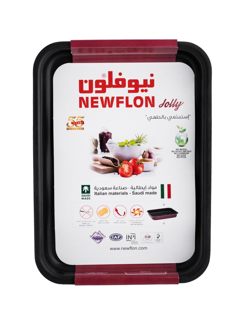 Newflon Rectangular Oven Tray 25*19 Cm - Image 2