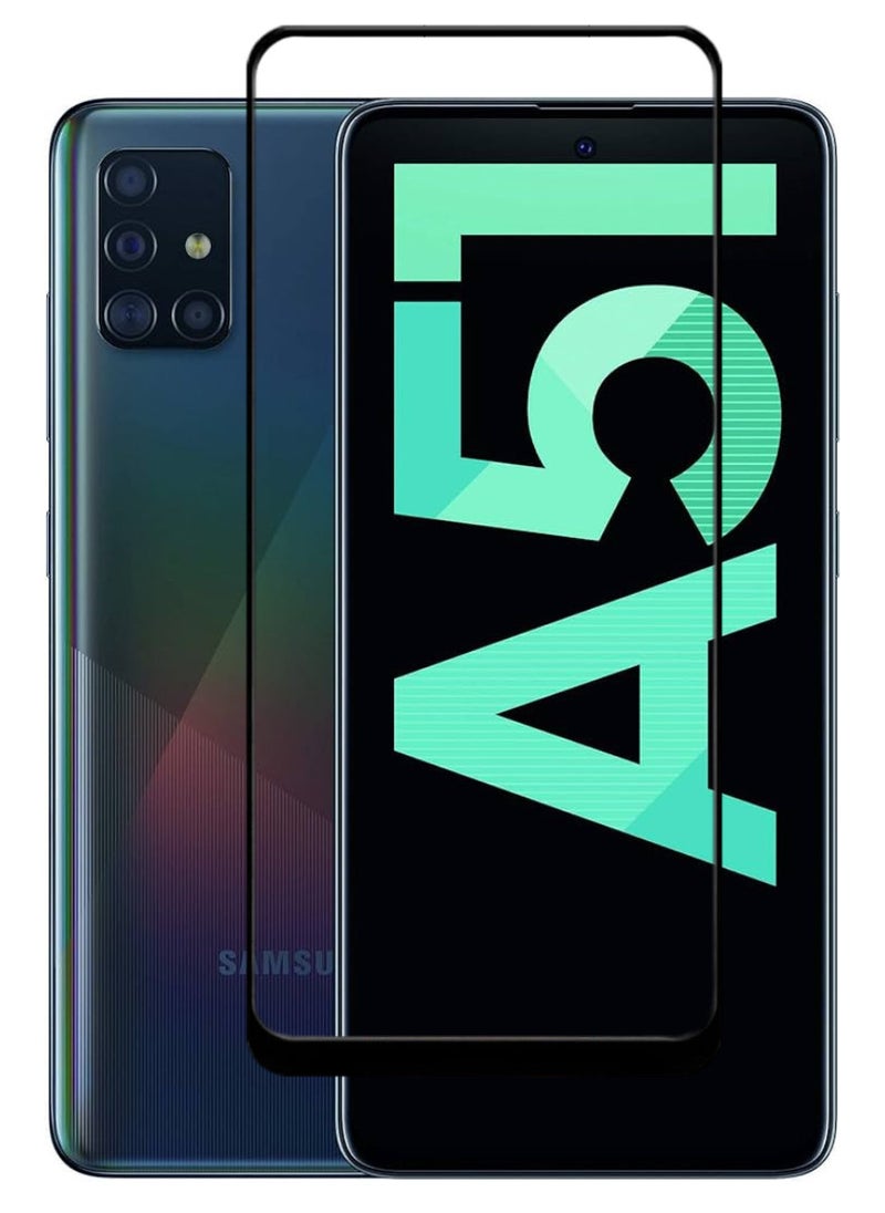 ACLIX Antistatic ESD Dustproof Premium Quality High Definition Tempered Glass Screen Protector Designed For Samsung Galaxy A51 - Image 1