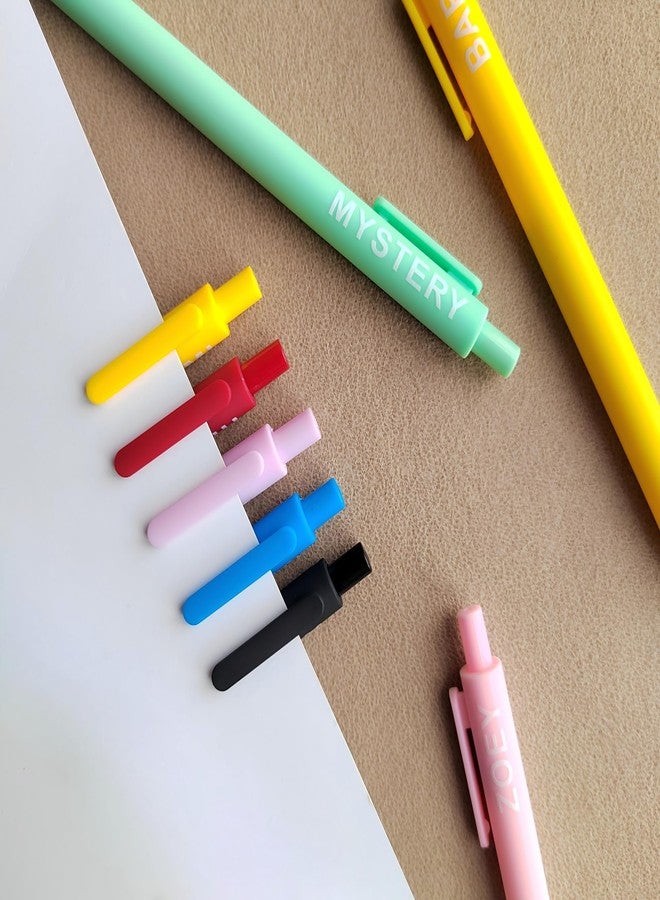playneeu Kpop Merch Pen Set - 9 Colorful Gel Pens Inspired by Virtual Idol Characters, Black Ink Writing Pens for Fans, Cute Stationery Gift for Students & Music Lovers - Image 5