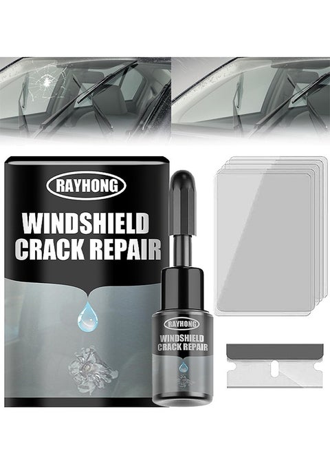 Windshield Crack Repalr For Glass Crack Repair Adhesive, For Chips And Cracks Car Glass Repair Kit, Cracks Gone Glass Kit Automotive Windscreen Tool For Fixing Chips