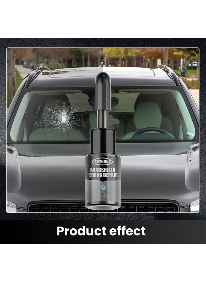 Windshield Crack Repalr For Glass Crack Repair Adhesive, For Chips And Cracks Car Glass Repair Kit, Cracks Gone Glass Kit Automotive Windscreen Tool For Fixing Chips