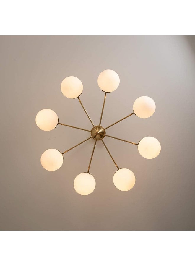 Cluc Gold steco  Globo di vetro Chandelier - 8  globes - Image 2