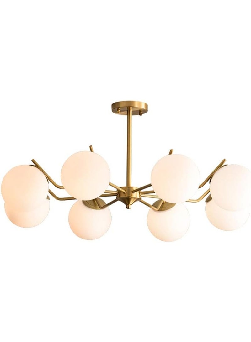 Cluc Gold steco  Globo di vetro Chandelier - 8  globes - Image 3
