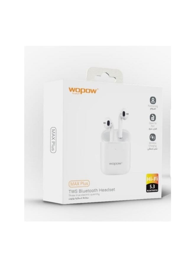 Wireless Earphone Wopow White - pzsku/Z10AD86F0996BBFC3C02CZ/45/_/1730996566/a4b50ba7-5804-4977-8e45-90b0bdc67797