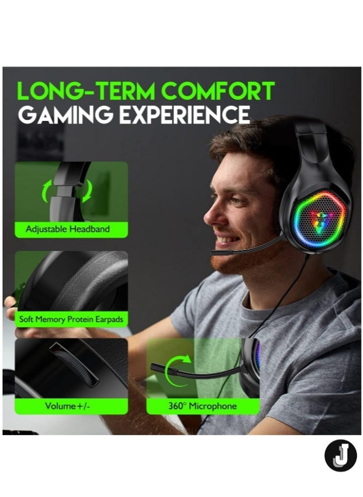 JAJEEK "3D Surround Sound Gaming Headset with Mic – G503 Wired Headphones for PC, Xbox, PS4, and More" - Image 3