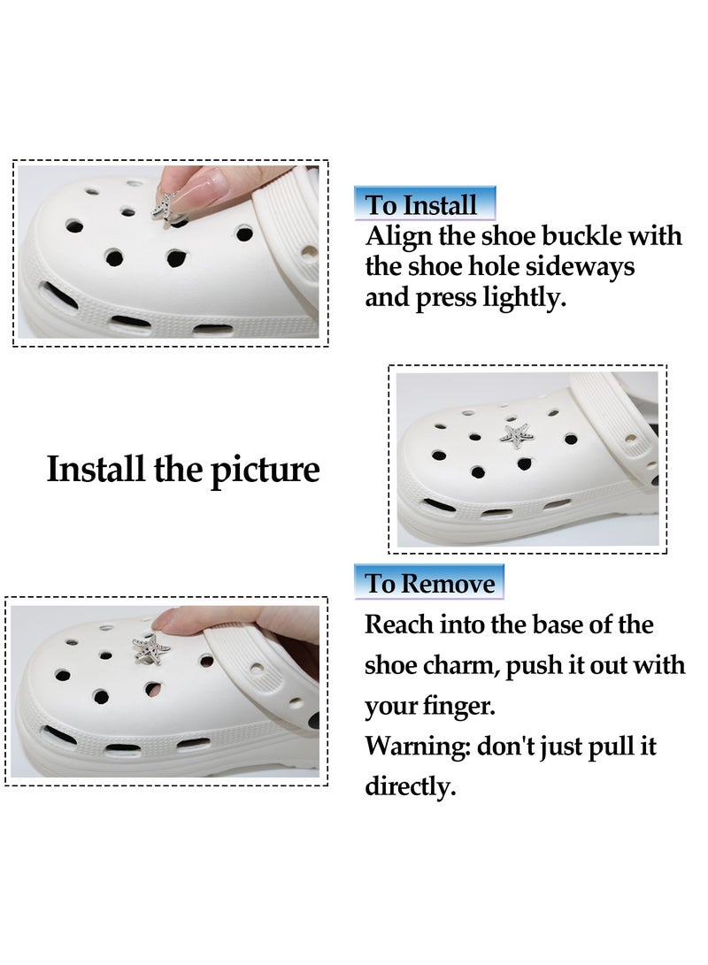 26PCS Unisex-Adult Jibbitz Shoe Decoration Charms for Clogs Sandals, English Letters Series Diy Accessories for Girls Women Party Favors Gifts(Not Incleded Shoes) - Image 3