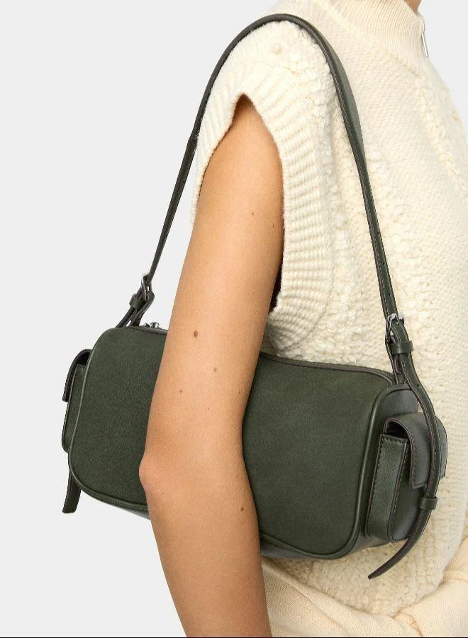 بارفوا حقيبة الكتف المستطيلة