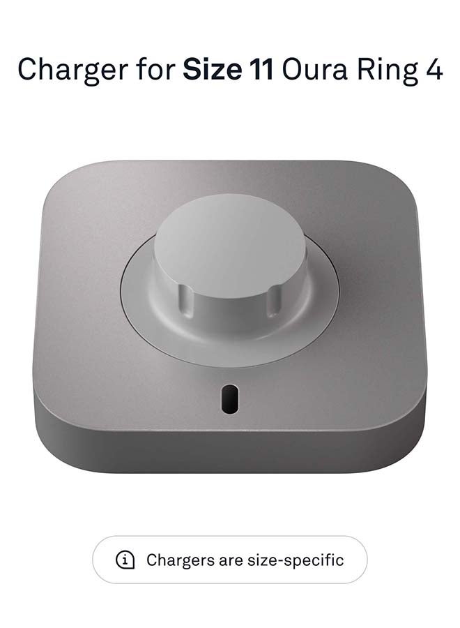Oura Ring 4 Charger - Size 11 - Charging Dock and USB-C Cable - Image 2