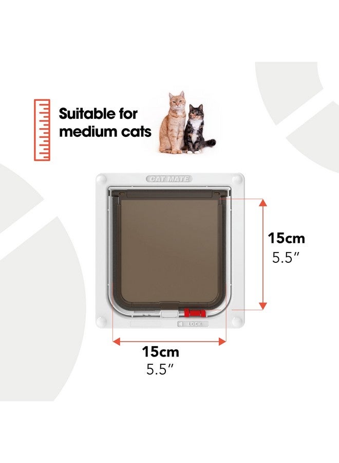 Cat Mate Lockable Cat Flap, White - Image 2