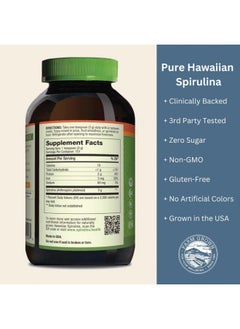 Nutrex Hawaii, Pure Hawaiian Spirulina Powder, Vegan, Supports Immune System, Heart, Cells And Energy, 16 Ounce