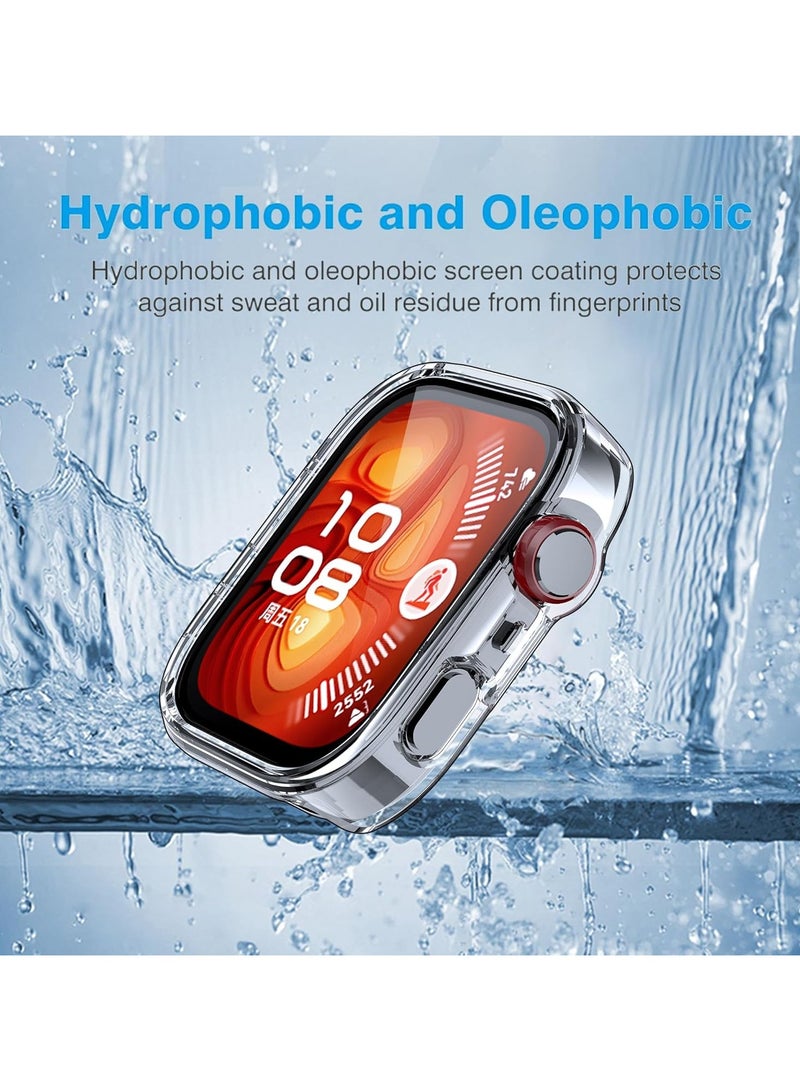 دكينج لواقي شاشة Huawei Watch Fit4 Pro TPU ، حافظة كاملة مقاومة للسقوط والخدش (شفاف) - Image 3