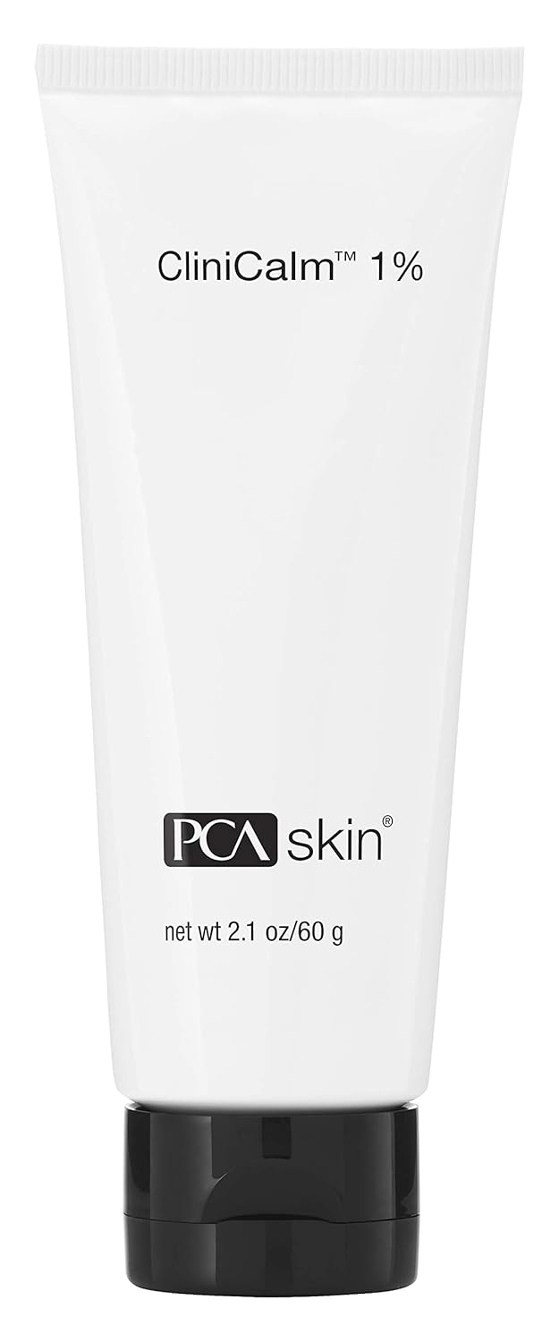 PCA SKIN CliniCalm 1 Maximum Strength Hydrocortisone Soothing Cream Anti Itch Intense Therapy Moisturizing Face Body Lotion with Aloe for Irritation Eczema Relief Itchy Dry Skin 21oz Tube