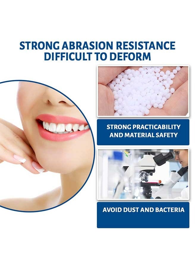 EELHOE Thermal Forming False Teeth 30ml, Temporary Teeth Replacement Kit for Temporary Restoration of Missing and Broken Teeth Replacement Dentures, DIY Heat Fit Beads, Confident Smile  - Image 4