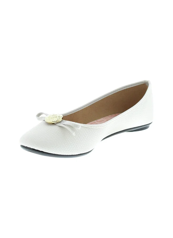 MOLECA Stylish Ballerina Shoes for Women and Girls – Lightweight Flat Slip-On Flats | Casual Comfort Shoes | Soft Insole Dressy Footwear | Ideal for Office, School, Travel & Daily Wear