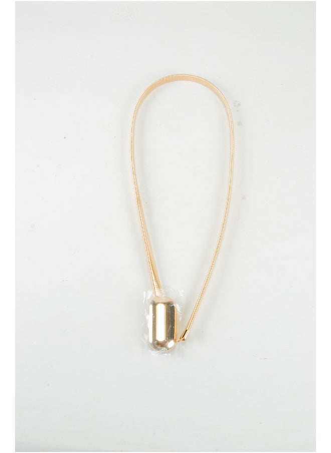 Generic Golden Metal Spring Belt for Her  - Image 1
