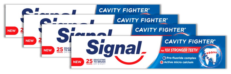 Signal Toothpaste, 4 X 120 Ml - Image 1